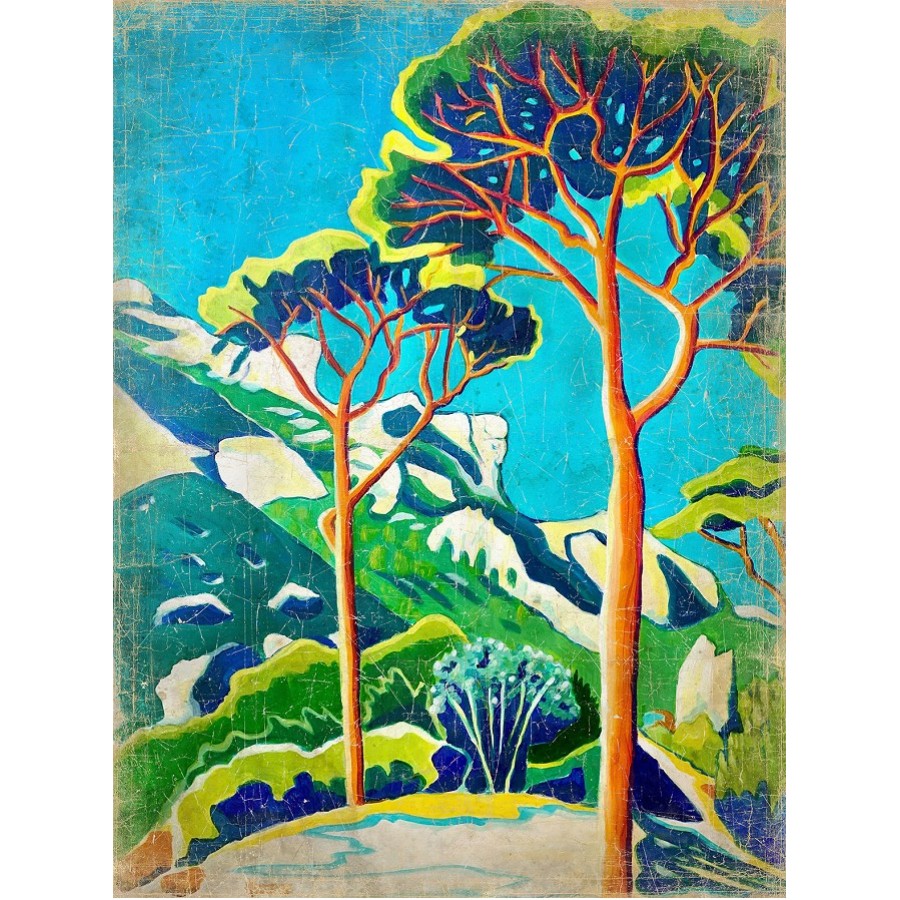 LES 2 PINS DE SORMIOU (90x120cm) LES 2 PINS DE SORMIOU (90x120cm)